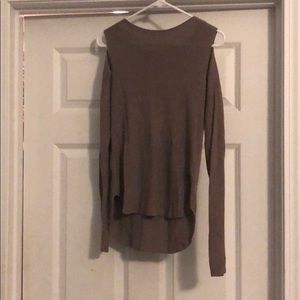 Express Cold Shoulder Sweater